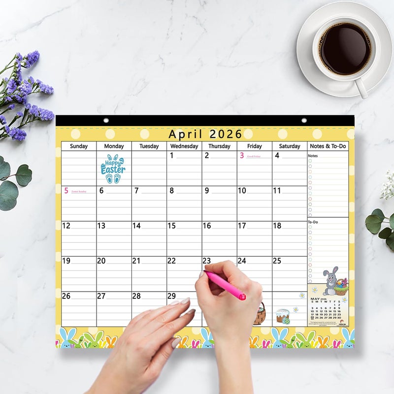 STRIVE ZEN Magnetic Calendar 2026-2027 for Fridge, 17x12 Inches, Large, Schedule Planner Refrigerator, Monthly, January 2026- December 2027, 24 Months - Image 4